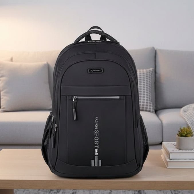 Travel Waterproof Laptop Backpack Nylon Mesh Padded Straps Compartment Men - Image 1