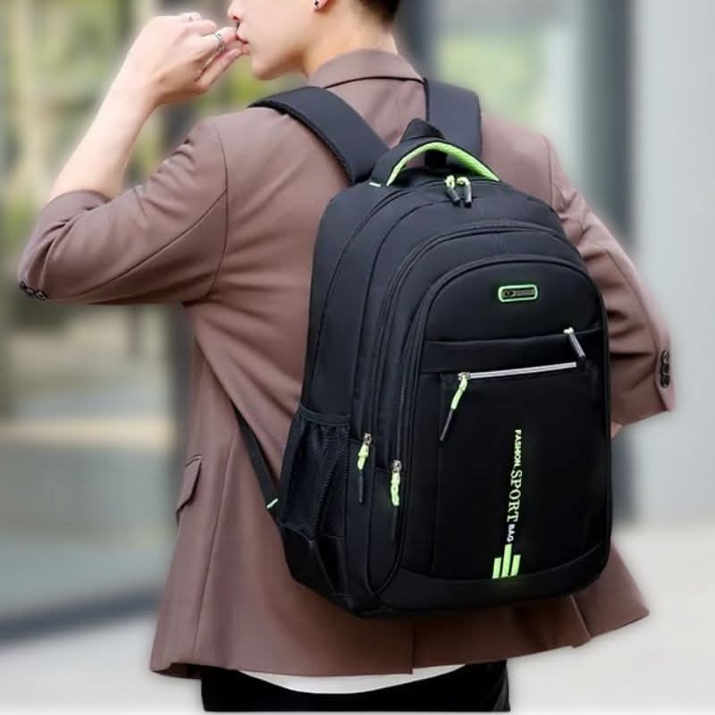 Travel Waterproof Laptop Backpack Nylon Mesh Padded Straps Compartment Men - Image 2