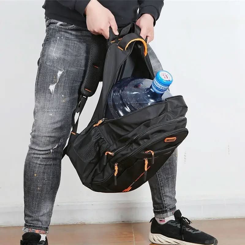 Travel Waterproof Laptop Backpack Nylon Mesh Padded Straps Compartment Men - Image 4