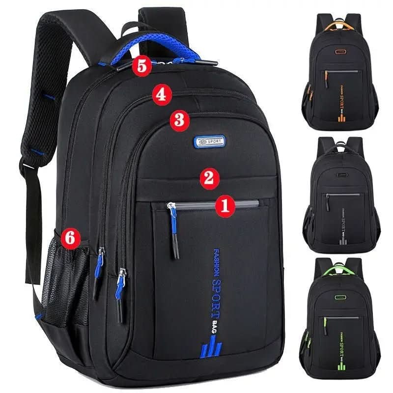 Travel Waterproof Laptop Backpack Nylon Mesh Padded Straps Compartment Men - Image 8