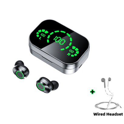 True Wireless Earbuds with Noise Cancelling Mic and Digital Display Charging Case - Image 10