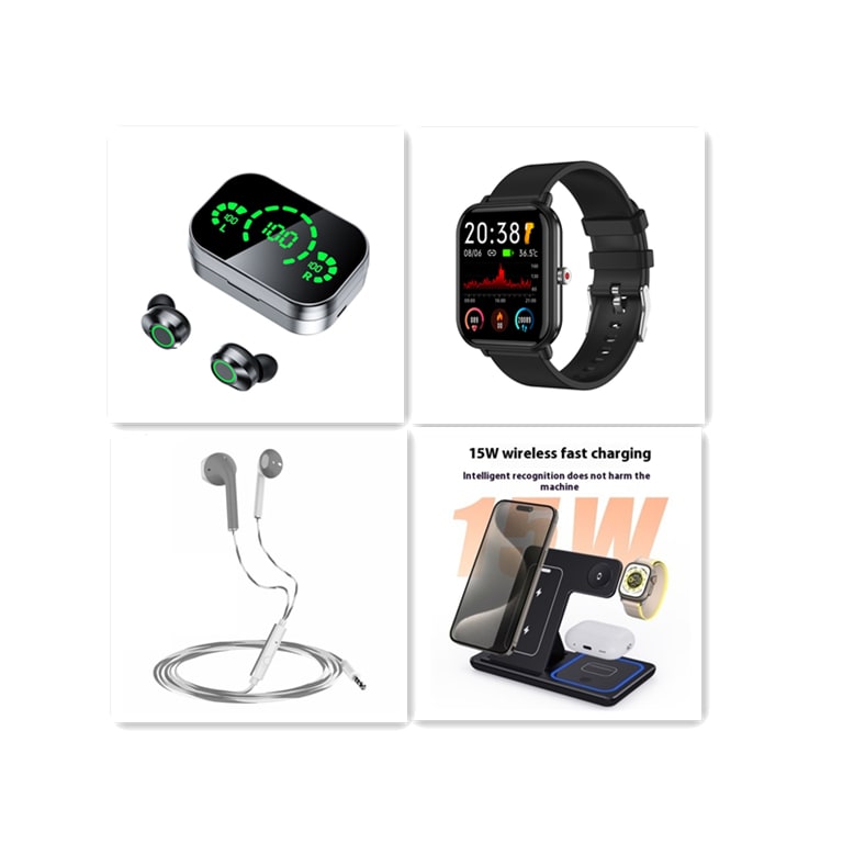 True Wireless Earbuds with Noise Cancelling Mic and Digital Display Charging Case - Image 5