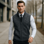Men's Chic Knit Gilet – Comfortable and Timeless Style