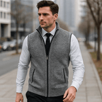 Men's Chic Knit Gilet – Comfortable and Timeless Style