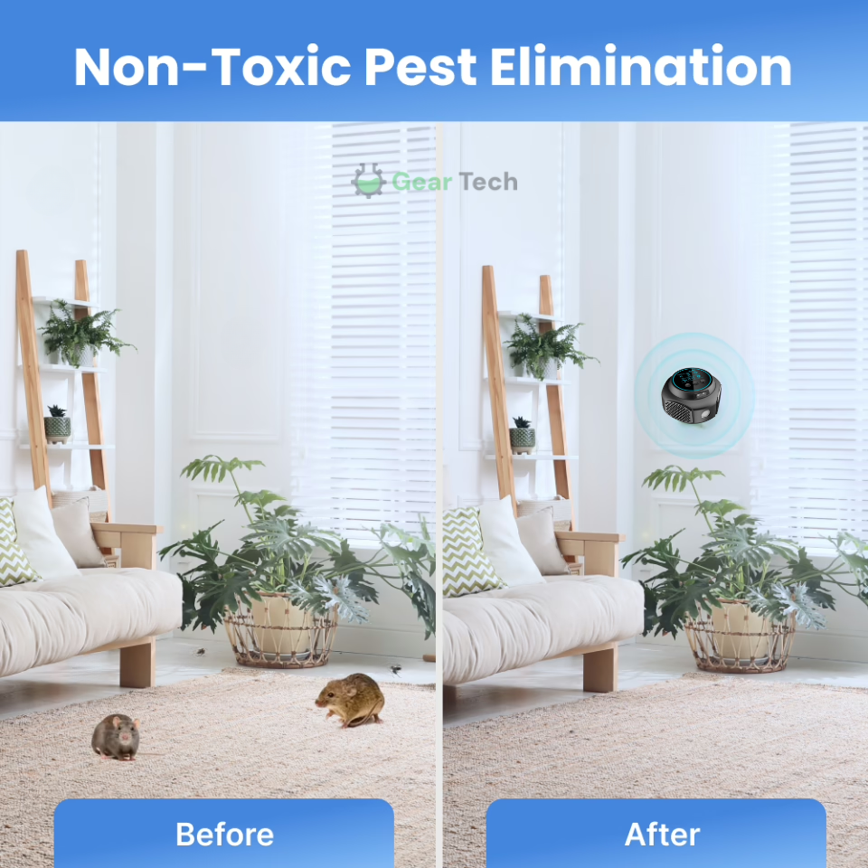 Ultrasonic Mouse Repellent and Pest Repeller for Mice with Plug-In Electronic Rodent Deterrent - Image 10