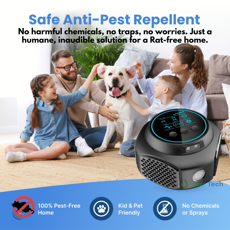 Ultrasonic Mouse Repellent and Pest Repeller for Mice with Plug-In Electronic Rodent Deterrent - Image 2