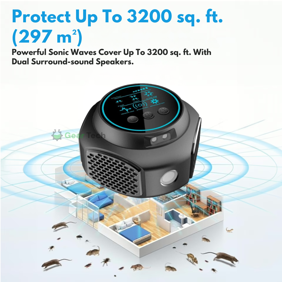 Ultrasonic Mouse Repellent and Pest Repeller for Mice with Plug-In Electronic Rodent Deterrent - Image 6