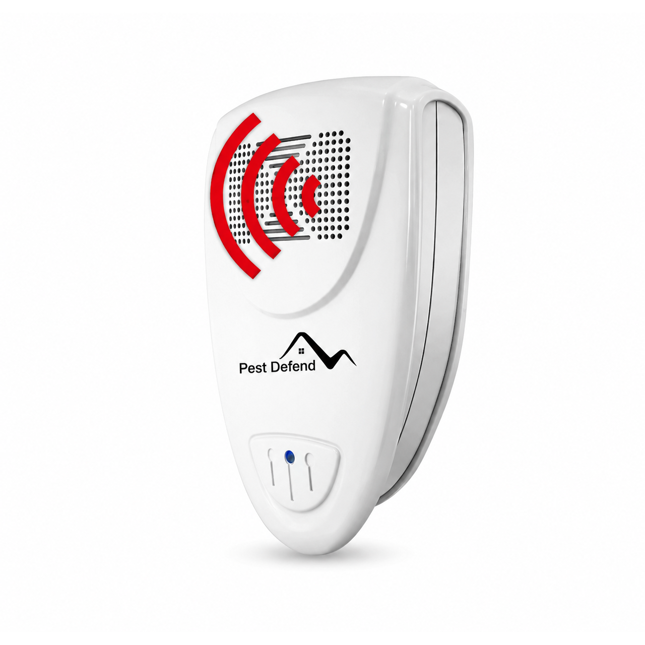 Ultrasonic Pest Repeller Bed Bug Plug-In LED Indicator White Plastic Shield - Image 2