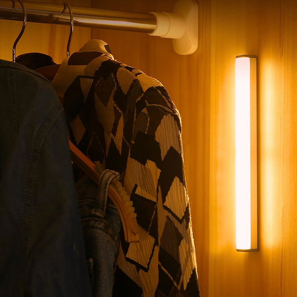 Under Cabinet Lights Motion Sensor Bar LED Activated Cordless Strip Closet - Image 3