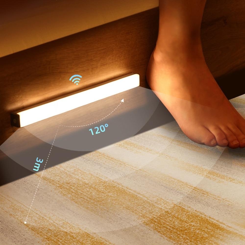 Under Cabinet Lights Motion Sensor Bar LED Activated Cordless Strip Closet - Image 6