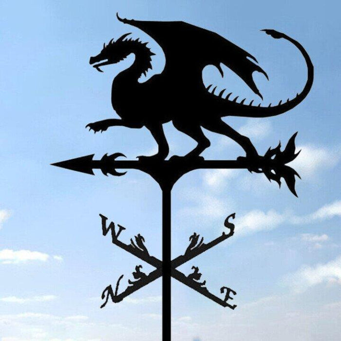Garden Weather Vane for Outdoor Decor – Decorative Wind Direction Indicator for Yard, Roof and Garden Displays
