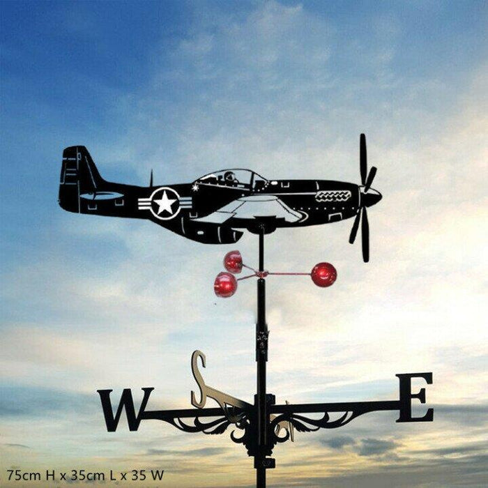 Garden Weather Vane for Outdoor Decor – Decorative Wind Direction Indicator for Yard, Roof and Garden Displays