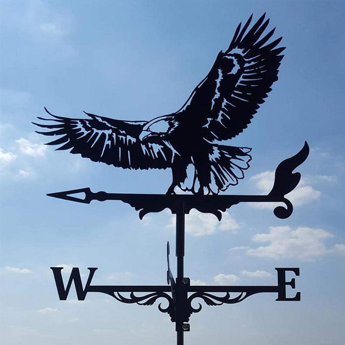 Garden Weather Vane for Outdoor Decor – Decorative Wind Direction Indicator for Yard, Roof and Garden Displays