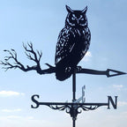 Garden Weather Vane for Outdoor Decor – Decorative Wind Direction Indicator for Yard, Roof and Garden Displays