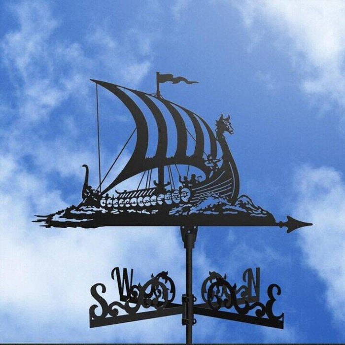 Garden Weather Vane for Outdoor Decor – Decorative Wind Direction Indicator for Yard, Roof and Garden Displays