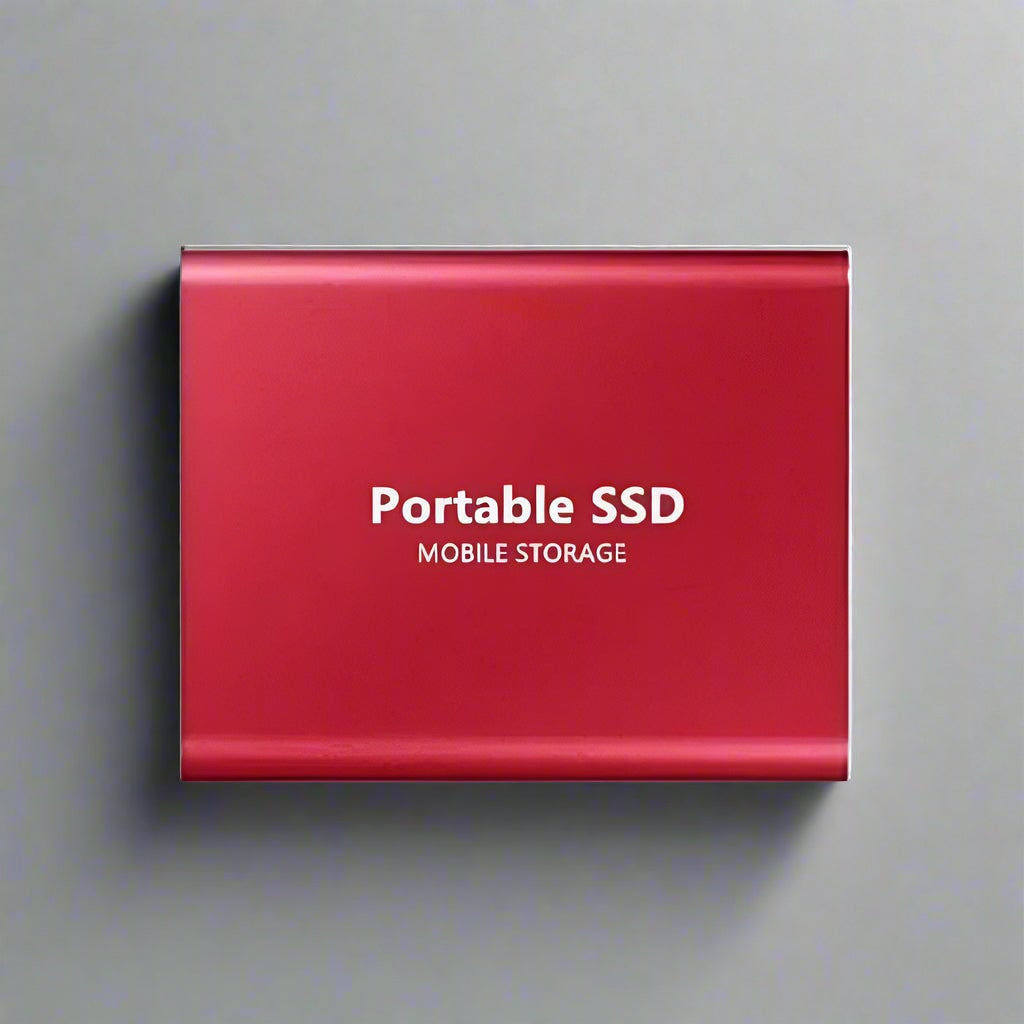 Usb-C External Ssd Compact Hard Drive Portable Laptop Metallic Travel Storage - Image 3