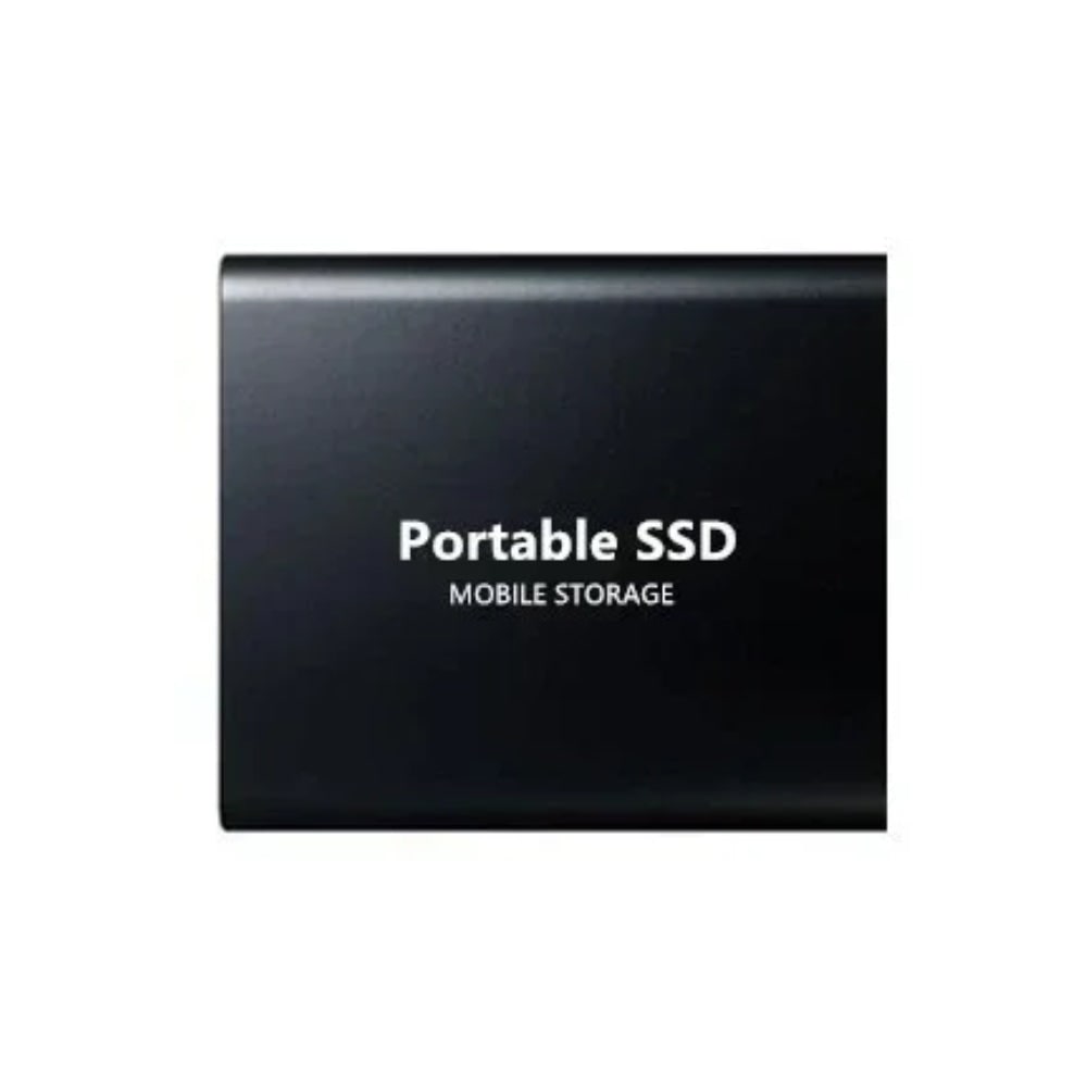 Usb-C External Ssd Compact Hard Drive Portable Laptop Metallic Travel Storage - Image 5