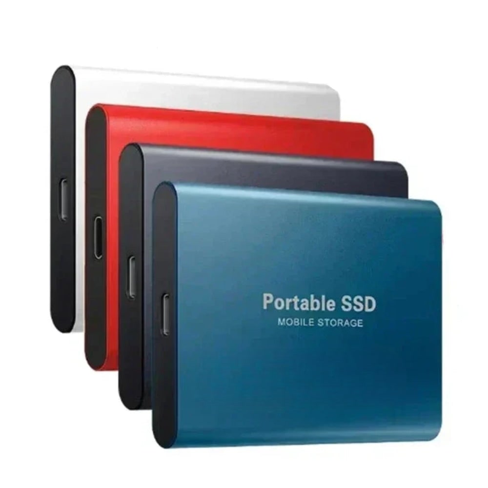 Usb-C External Ssd Compact Hard Drive Portable Laptop Metallic Travel Storage - Image 6