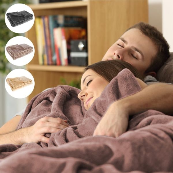 USB Heated Blanket Portable Cordless Electric with Plush Fleece and Storage Bag - Image 8