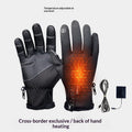 USB Heated Gloves Mittens with Touchscreen Fingertips and Fleece Lining Waterproof - Image 3
