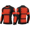 USB Heated Long Johns Thermal Underwear Set with Temperature Control for Cold Weather - Image 7