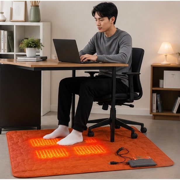 USB Powered Heated Camping Sleeping Pad with Adjustable Temperature and Multiple Heating Zones - Image 7