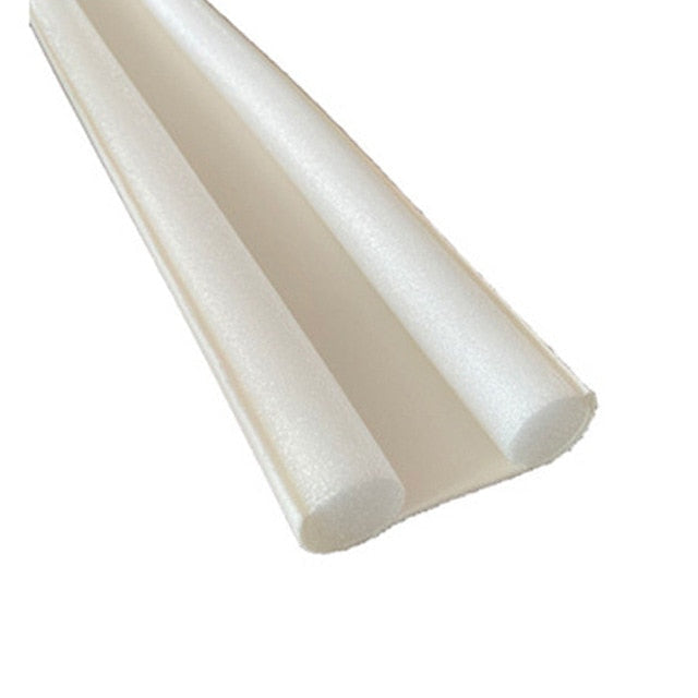 Set of 2 Cold-Protection Door Seals for Home Insulation – Draft-Blocking Strips to Reduce Cold Air and Heat Loss