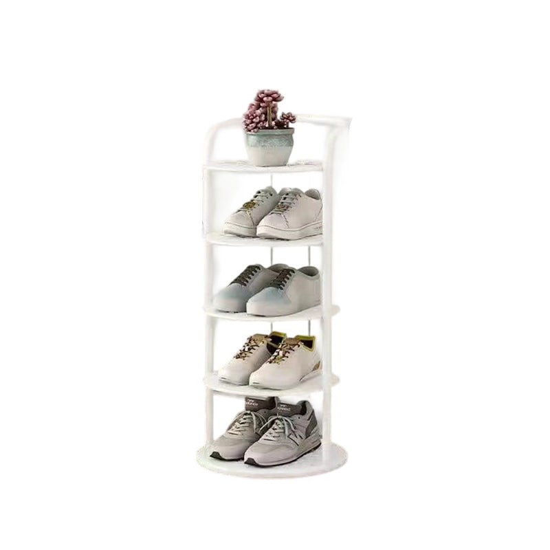 Vertical Shoe Rack Organizer with Metal Frame Freestanding Tower Storage - Image 11