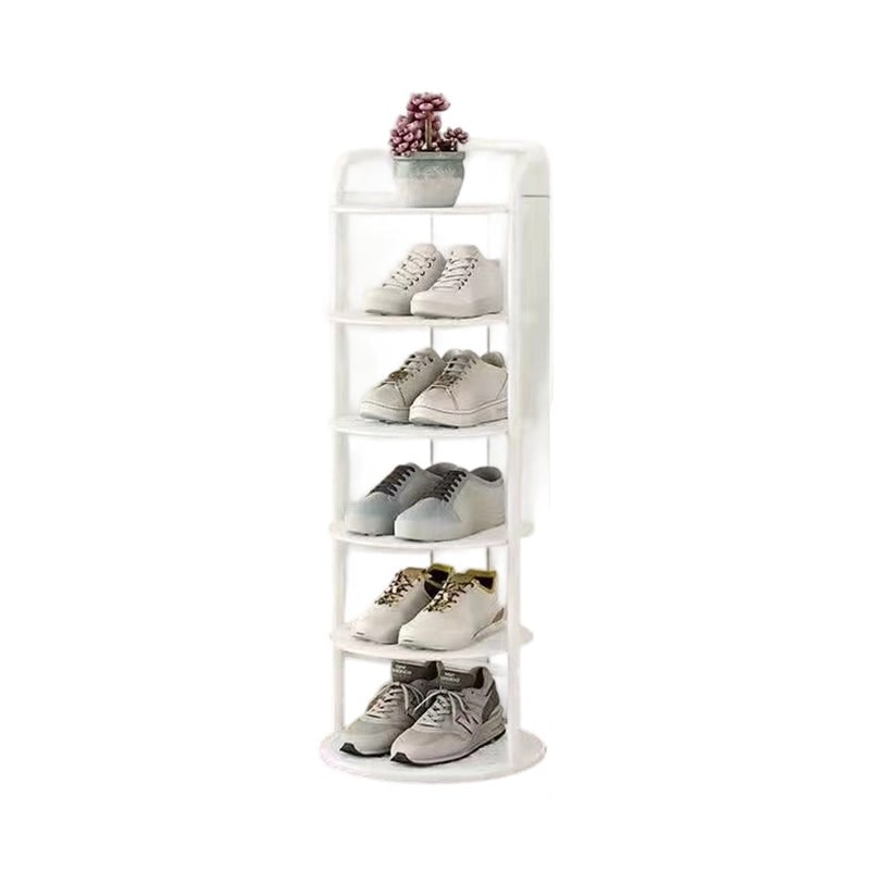 Vertical Shoe Rack Organizer with Metal Frame Freestanding Tower Storage - Image 12