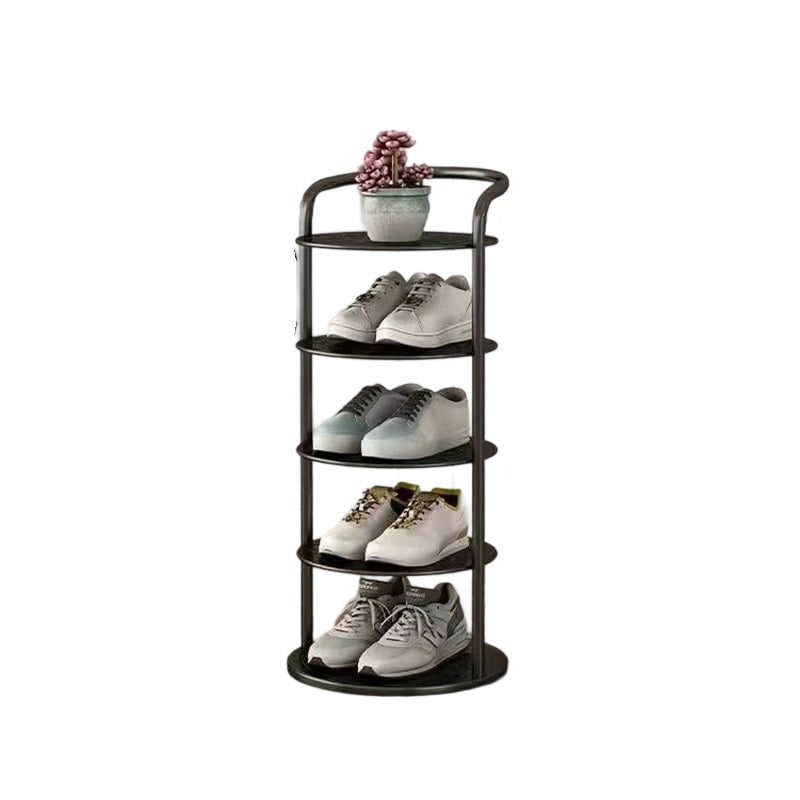 Vertical Shoe Rack Organizer with Metal Frame Freestanding Tower Storage - Image 15