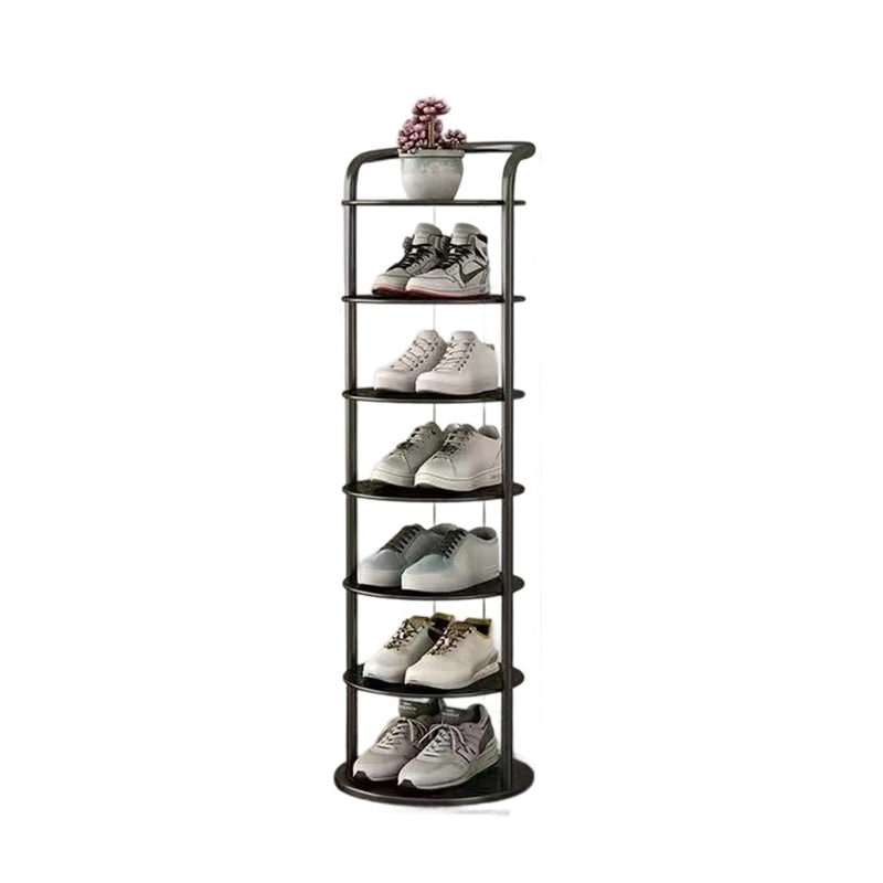 Vertical Shoe Rack Organizer with Metal Frame Freestanding Tower Storage - Image 16