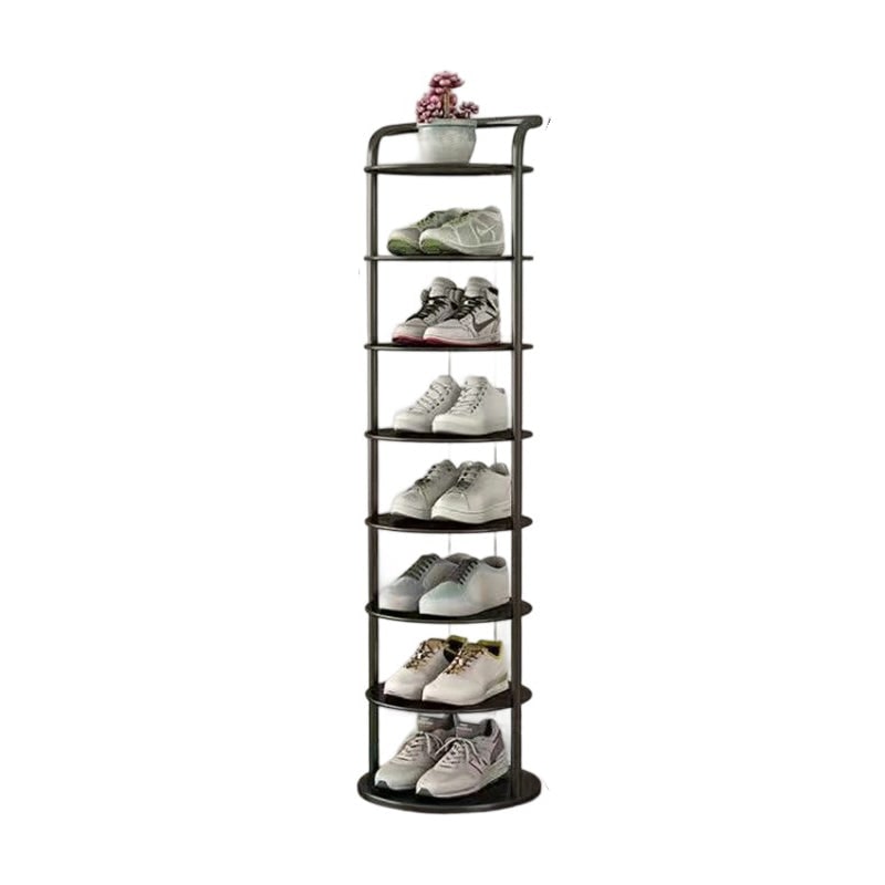 Vertical Shoe Rack Organizer with Metal Frame Freestanding Tower Storage - Image 17