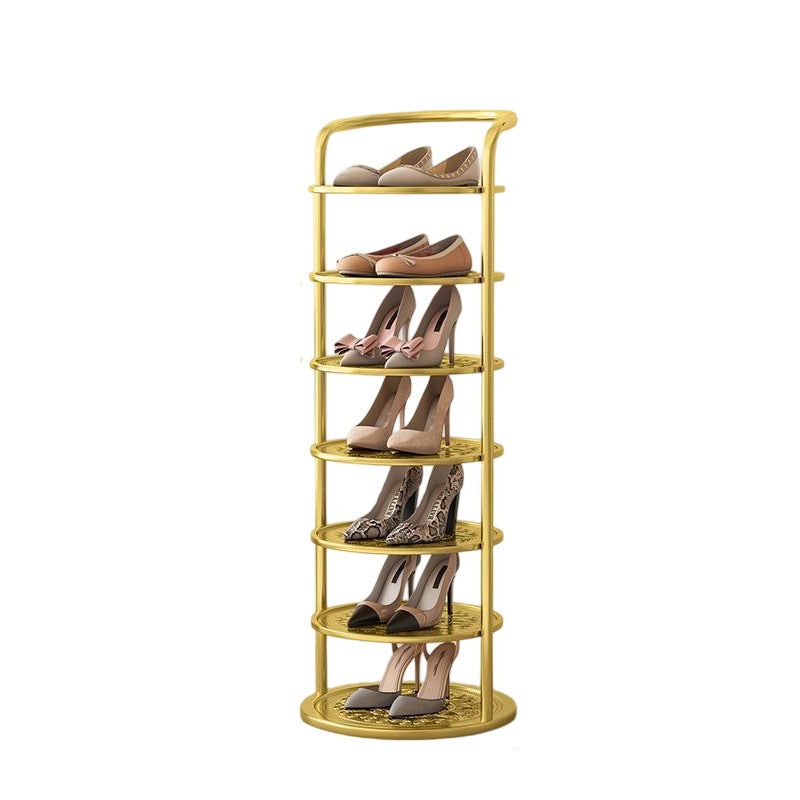 Vertical Shoe Rack Organizer with Metal Frame Freestanding Tower Storage - Image 18