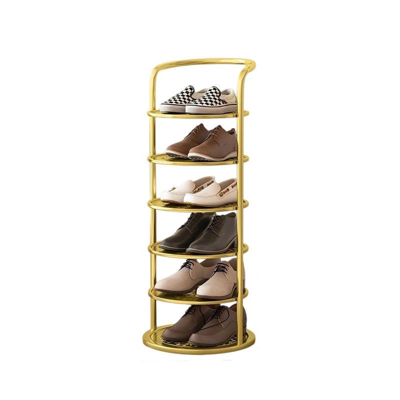 Vertical Shoe Rack Organizer with Metal Frame Freestanding Tower Storage - Image 20