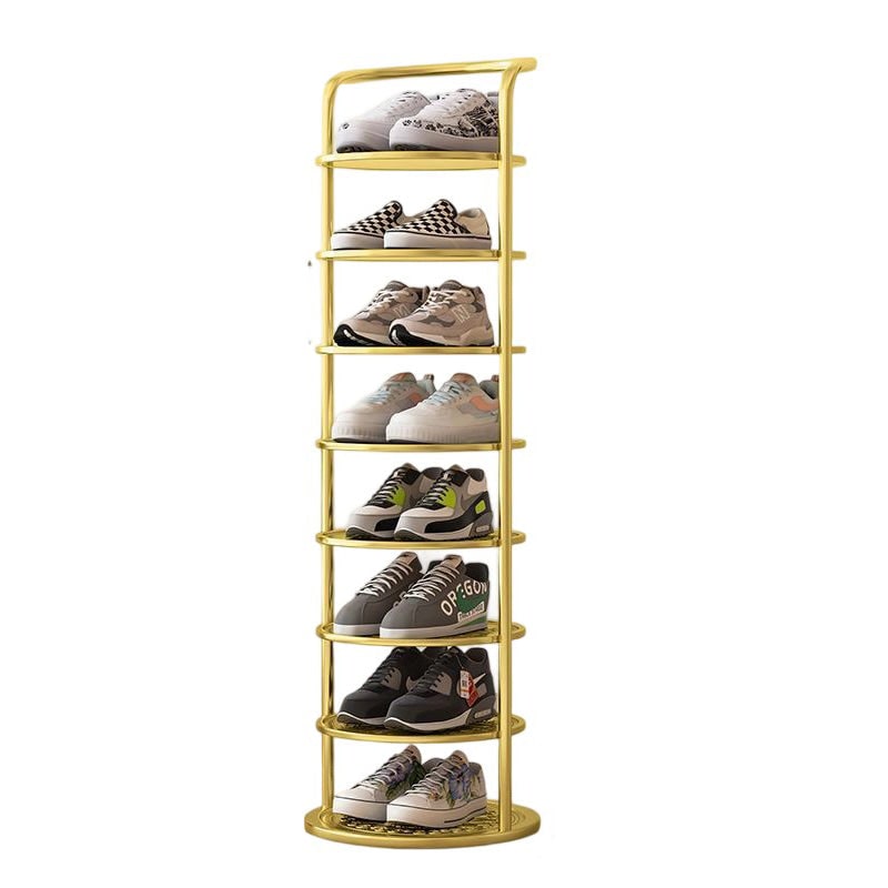 Vertical Shoe Rack Organizer with Metal Frame Freestanding Tower Storage - Image 21