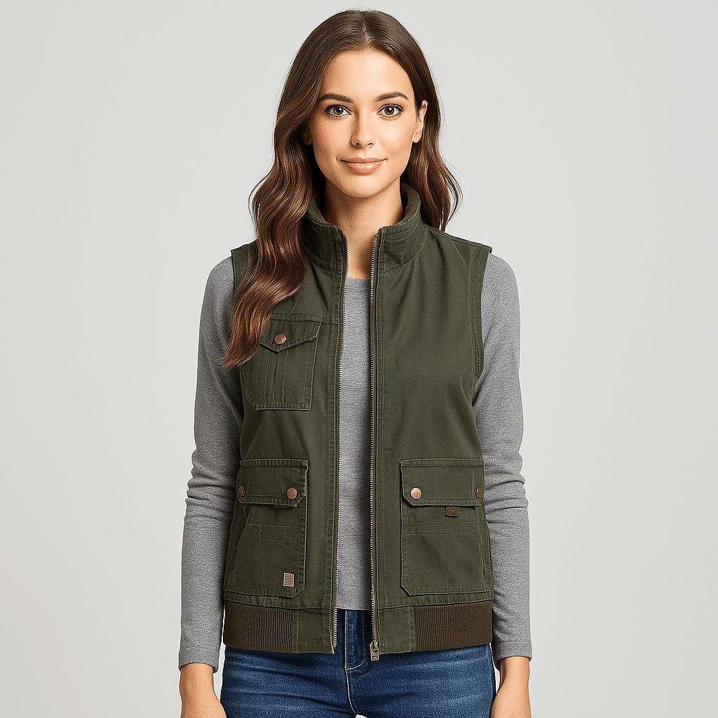 Retro Versatile Vest - Chic Comfort - Adaptable Design