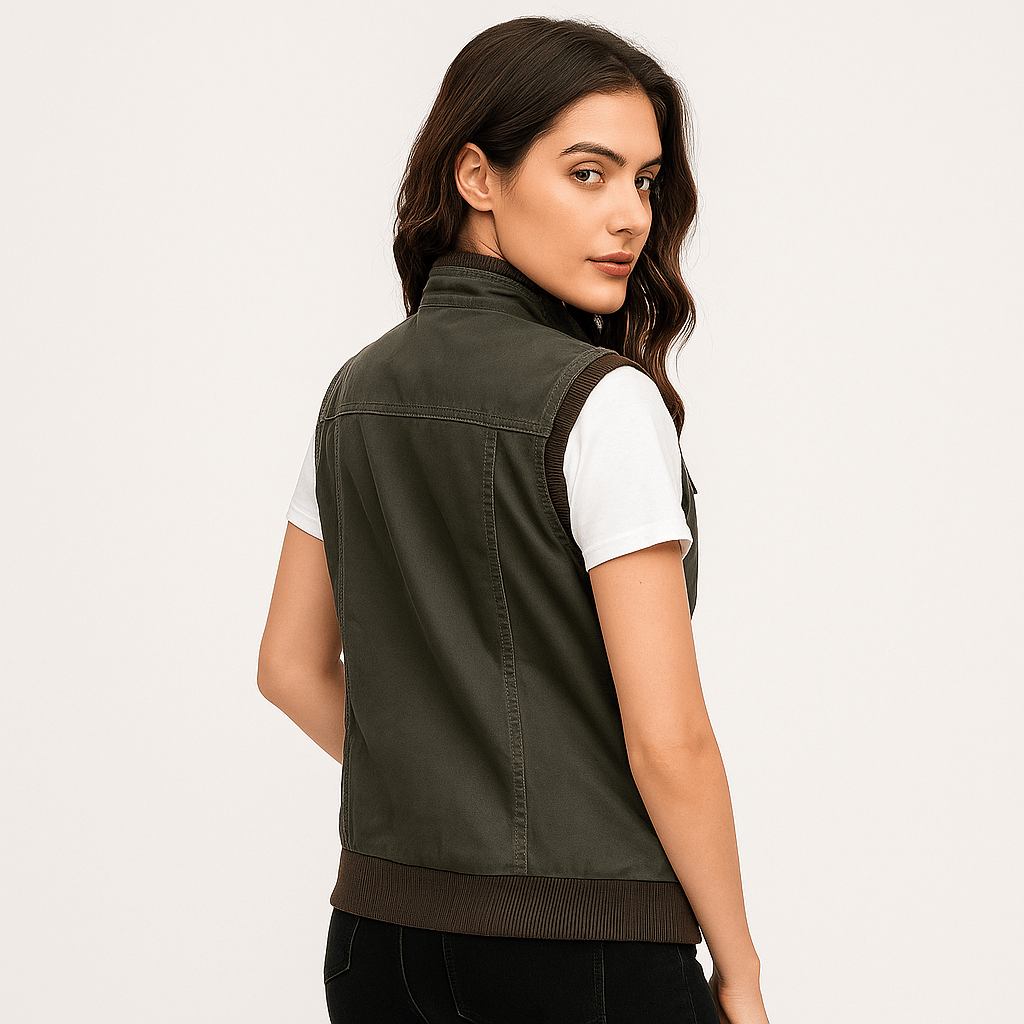 Retro Versatile Vest - Chic Comfort - Adaptable Design