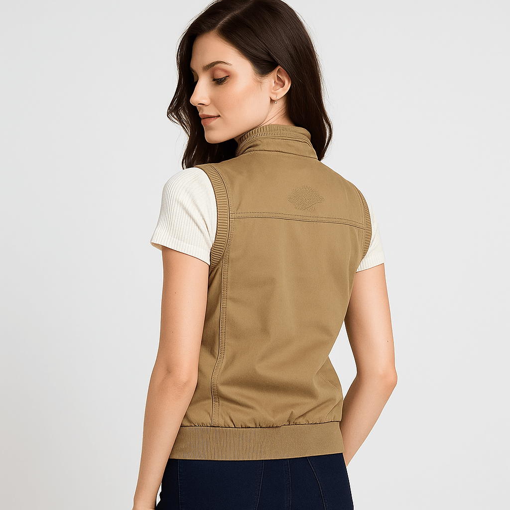 Retro Versatile Vest - Chic Comfort - Adaptable Design
