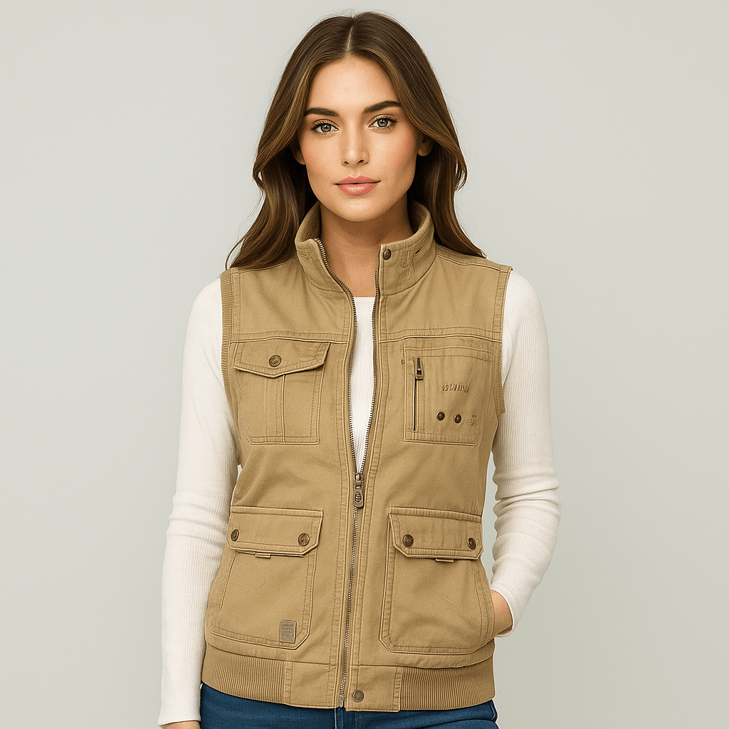 Retro Versatile Vest - Chic Comfort - Adaptable Design