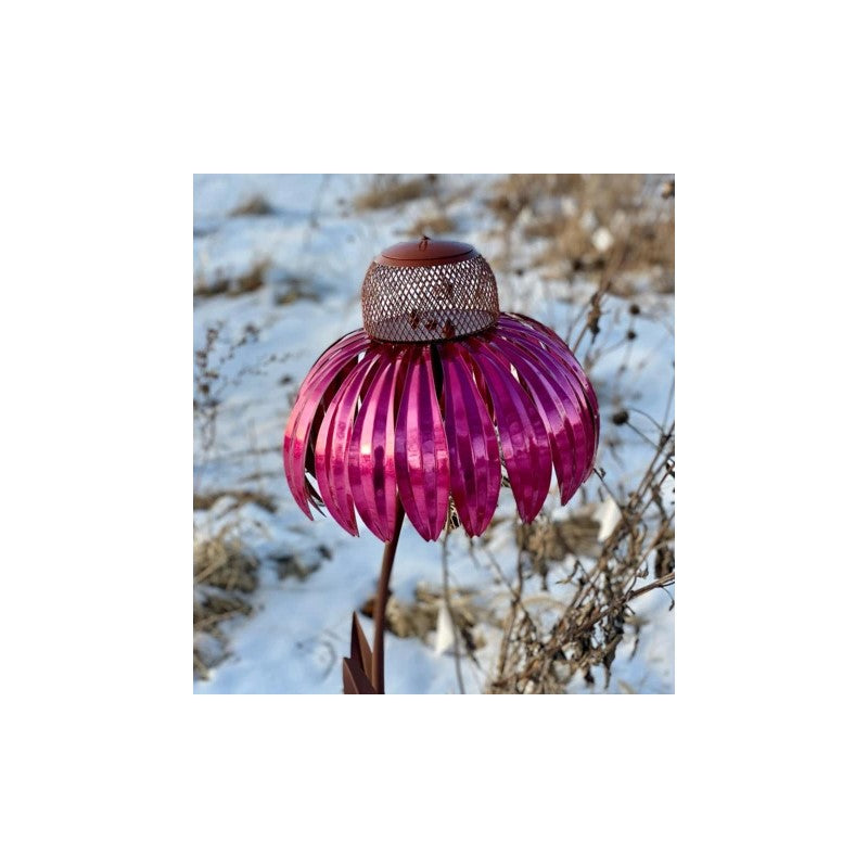 Floral Bird Feeder for Garden and Outdoor Spaces – Decorative Hanging Feeder for Attracting Birds to Your Yard