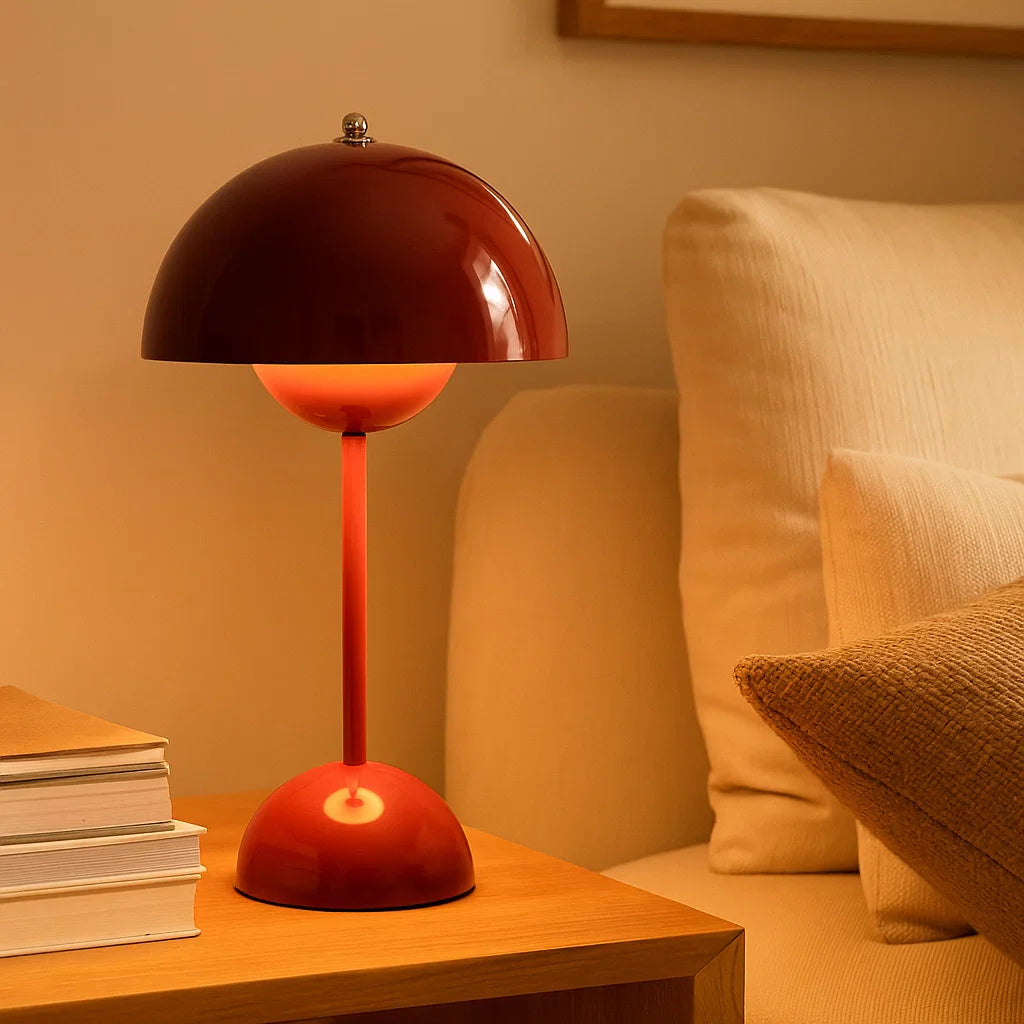 Touch-Control Table Lamp for Modern Interiors – Contemporary LED Lamp for Bedroom, Living Room and Desk Use