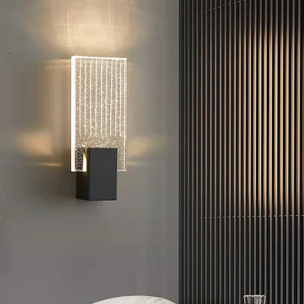 Wall Lamp LED Crystal Pleated Metal Touch Control - Image 10