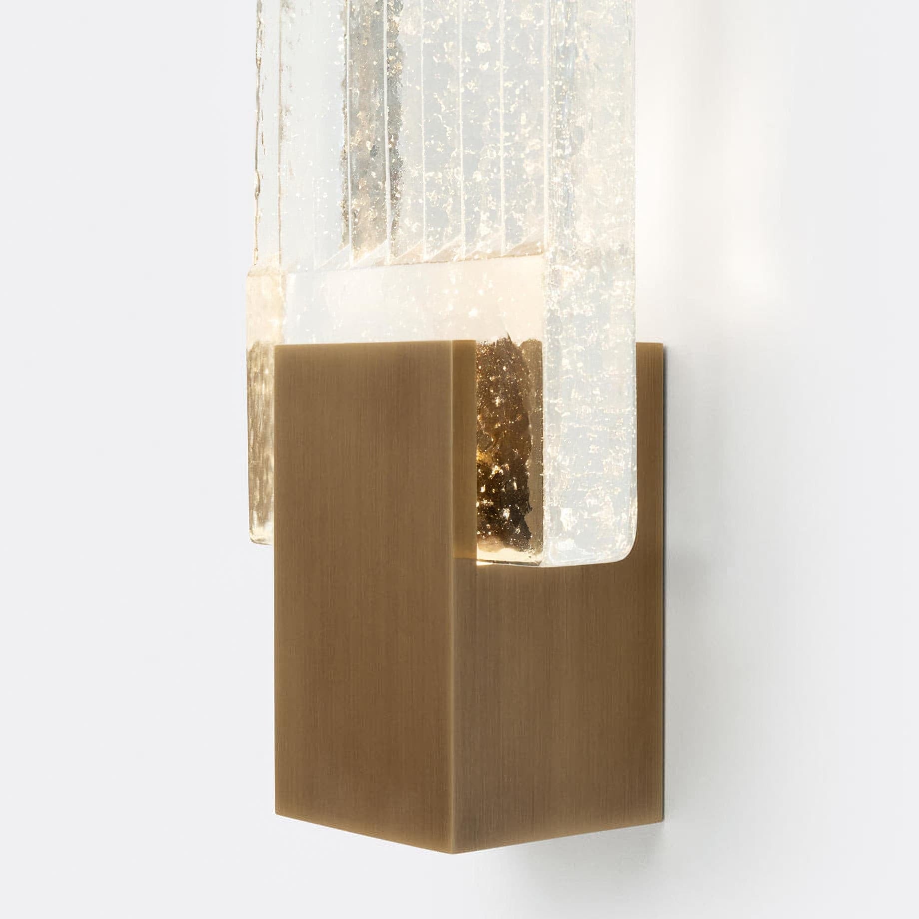Wall Lamp LED Crystal Pleated Metal Touch Control - Image 12