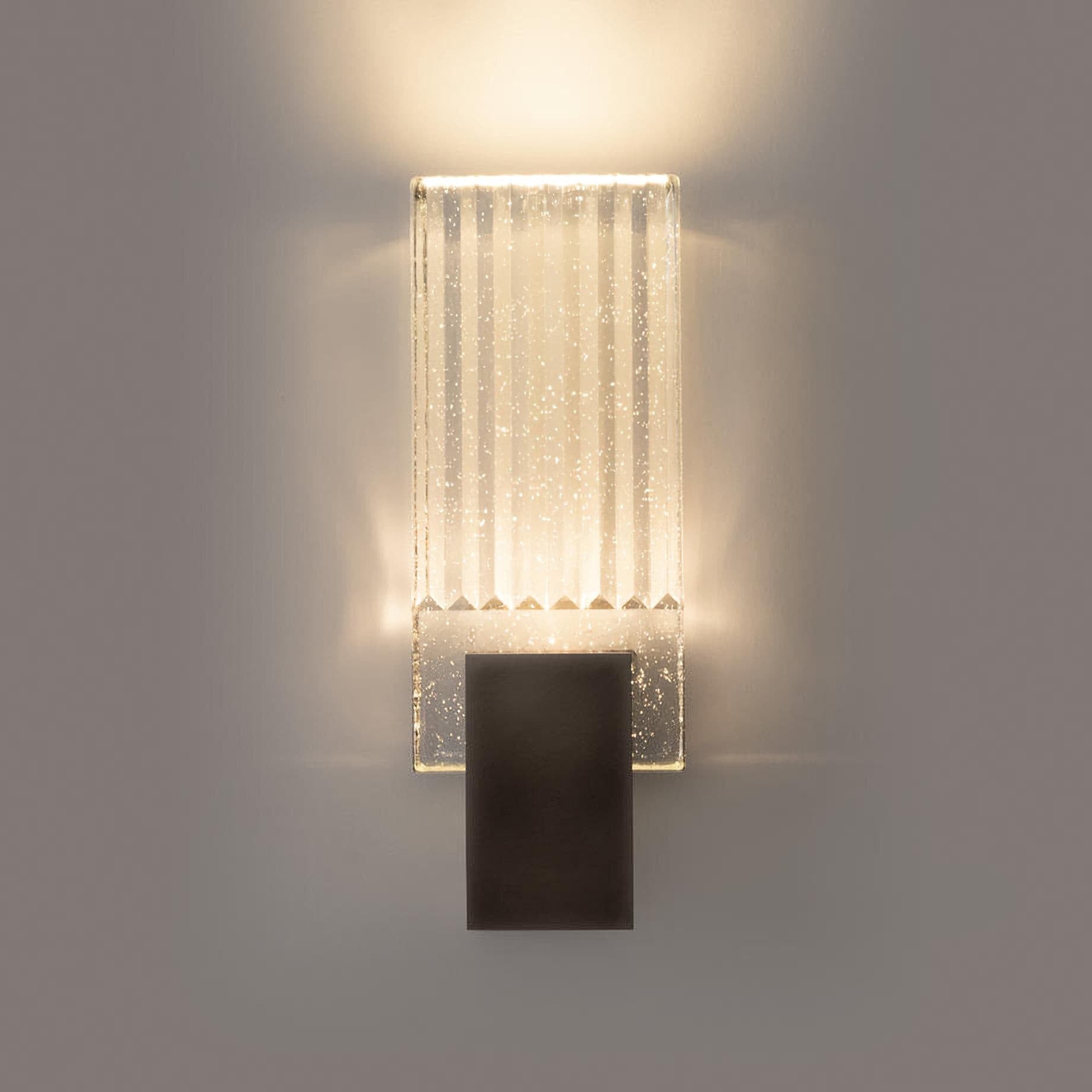 Wall Lamp LED Crystal Pleated Metal Touch Control - Image 13