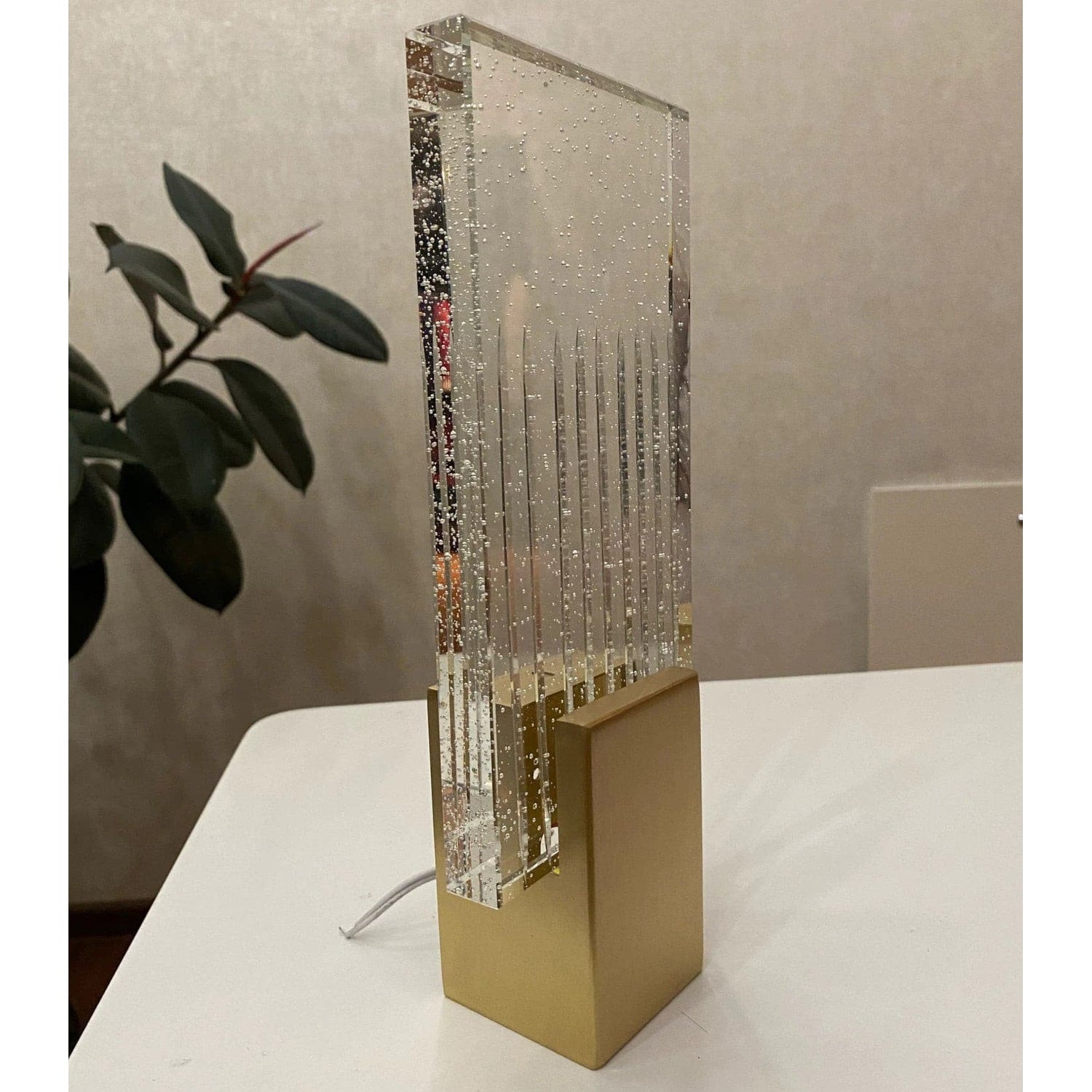 Wall Lamp LED Crystal Pleated Metal Touch Control - Image 21