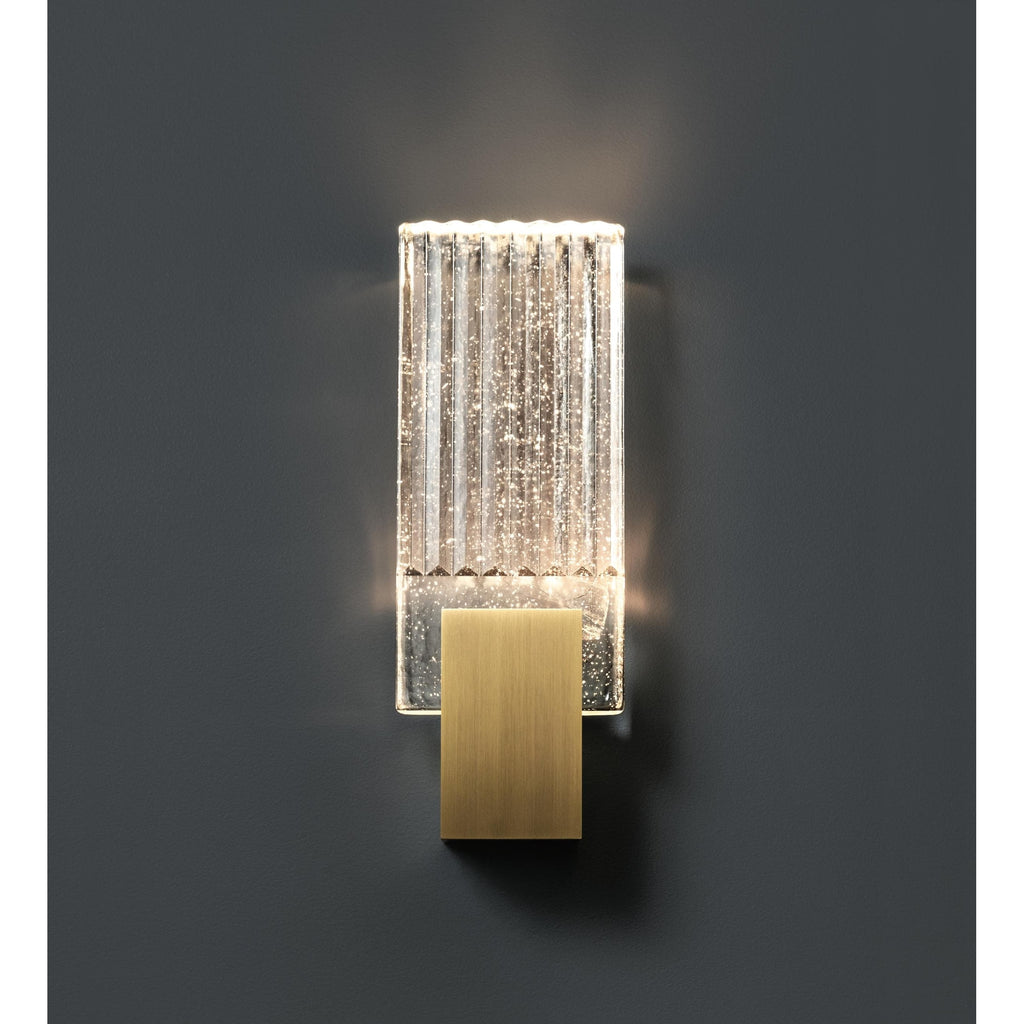 Wall Lamp LED Crystal Pleated Metal Touch Control - Image 36