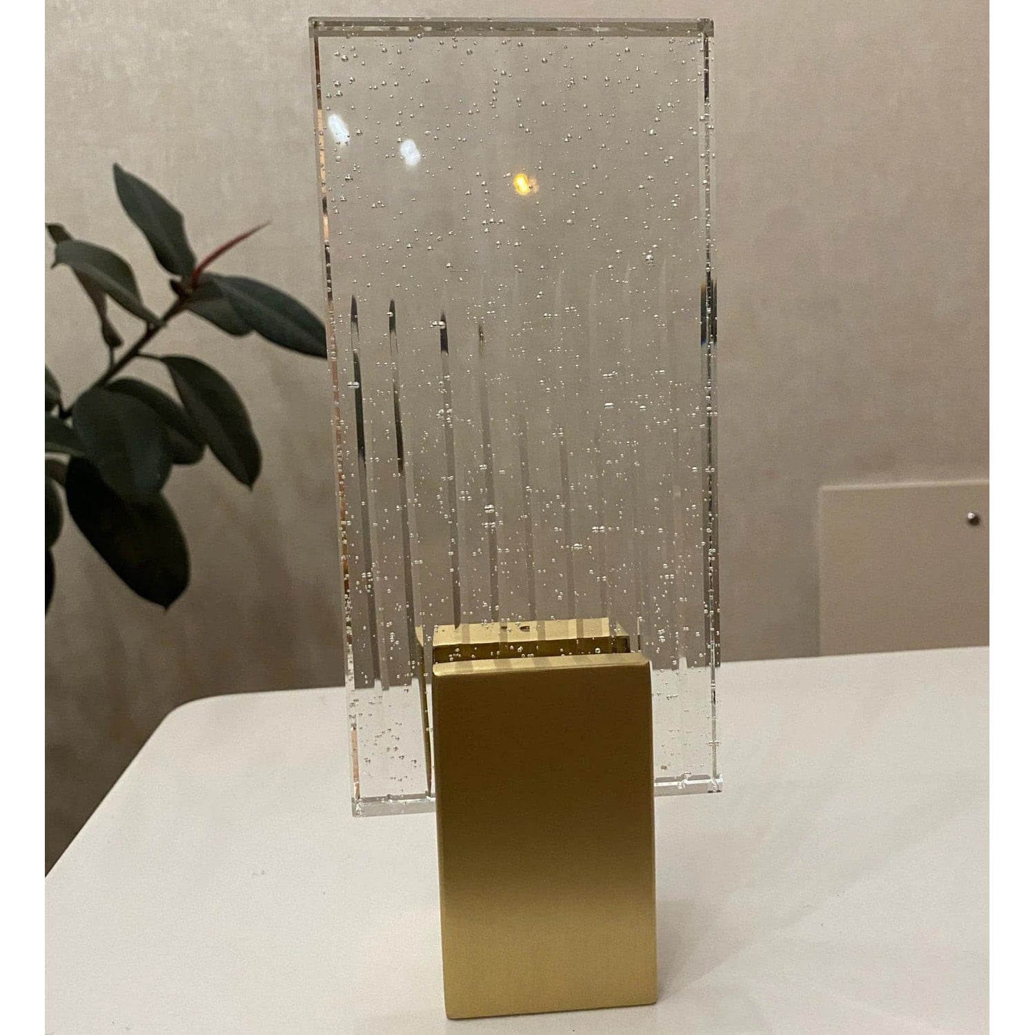 Wall Lamp LED Crystal Pleated Metal Touch Control - Image 39