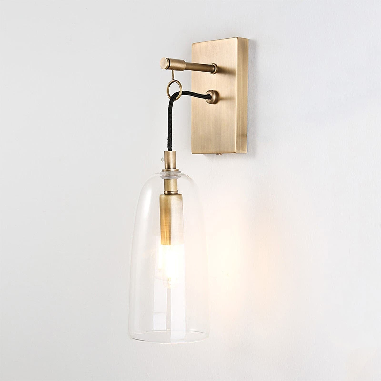 Wall Lamp LED Glass Vintage Metal Wall Lighting Fixture Decor - Image 4