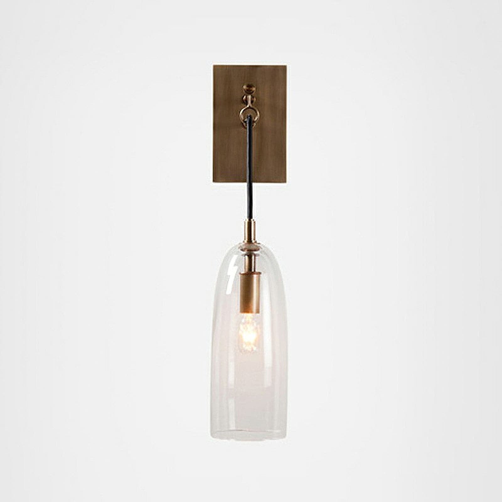 Wall Lamp LED Glass Vintage Metal Wall Lighting Fixture Decor - Image 5
