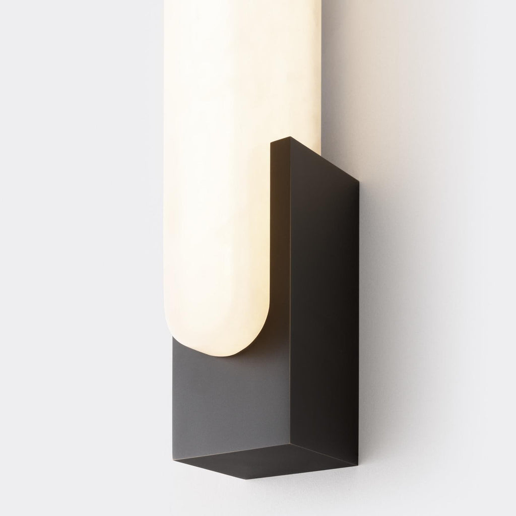 Wall Lamp LED Metal Alabaster Modern Home Lighting Fixture Decor - Image 11
